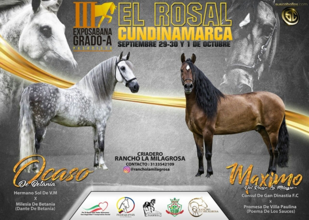 III Exposabana Grado A, El Rosal - Cundinamarca Septiembre 29 -30 y 1 De Octubre