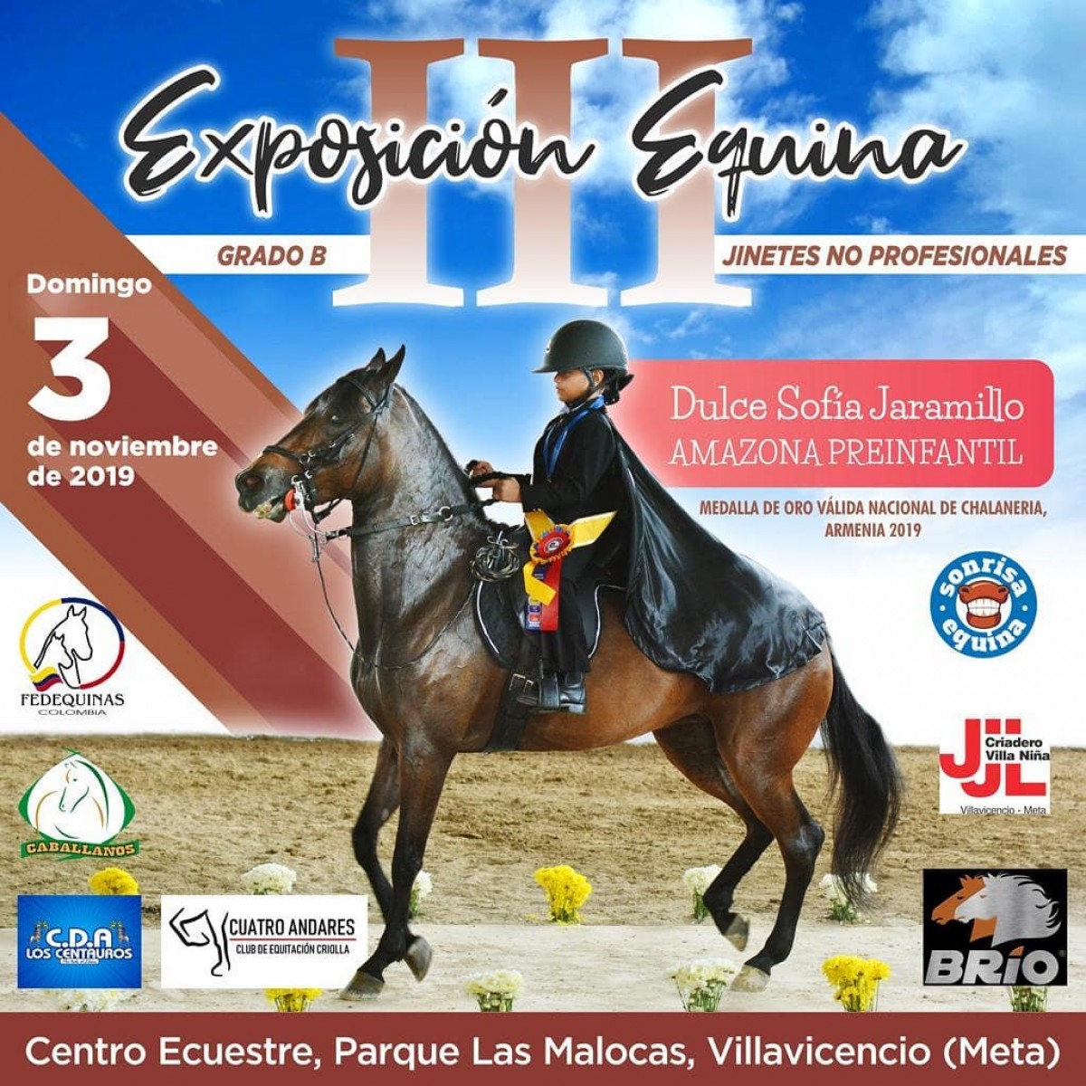 III Exposici&oacute;n Equina Grado B Jinetes No Profesionales, 3 Noviembre, Malocas