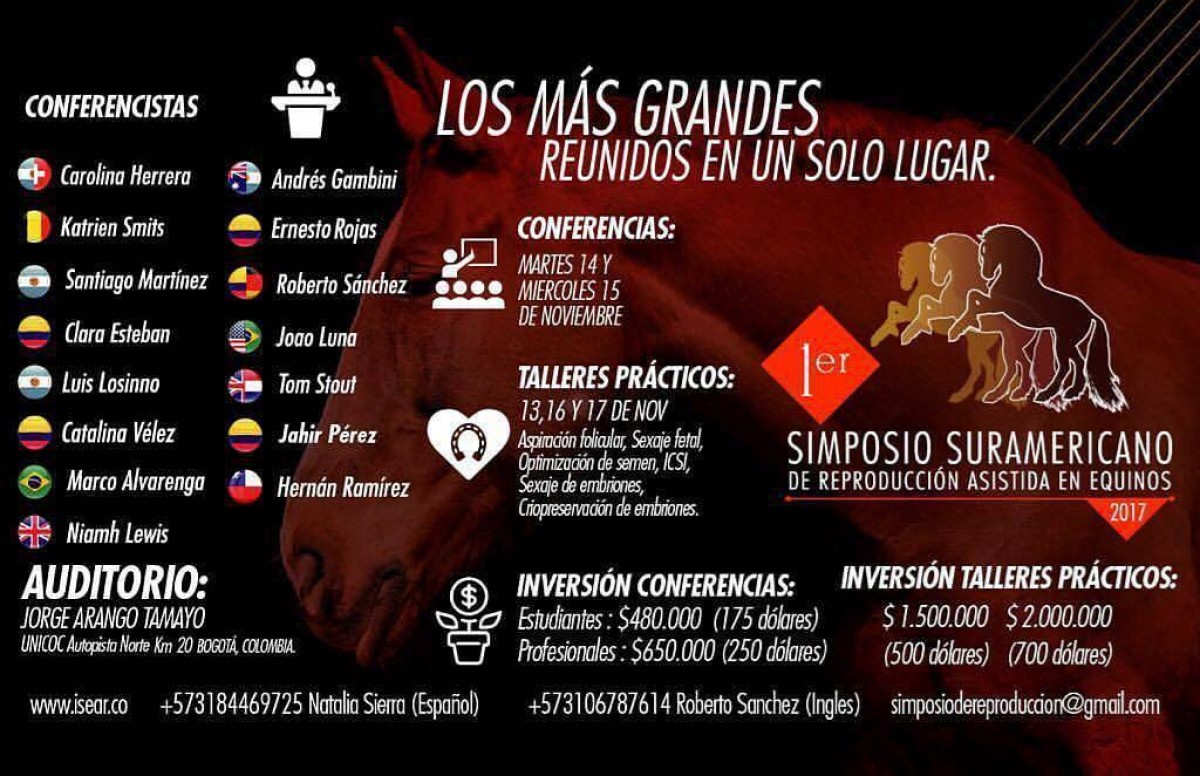 Comienza La Cuenta Regresiva Para el 1er Simposio Suramericano De Reproducción