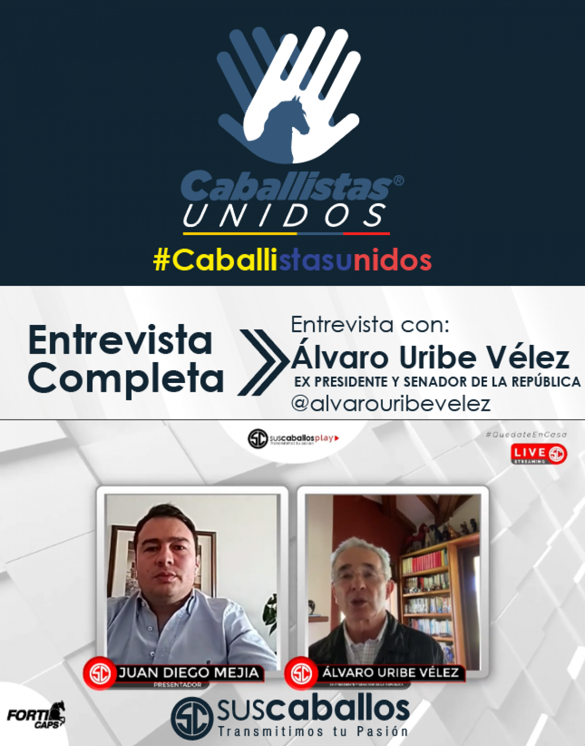 ENTREVISTA A ÁLVARO URIBE VÉLEZ EX PRESIDENTE Y SENADOR DE LA REPÚBLICA