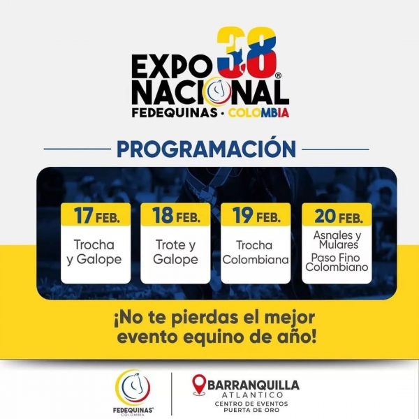 https://suscaballos.com/Programacion Expo38 Nacional Equina