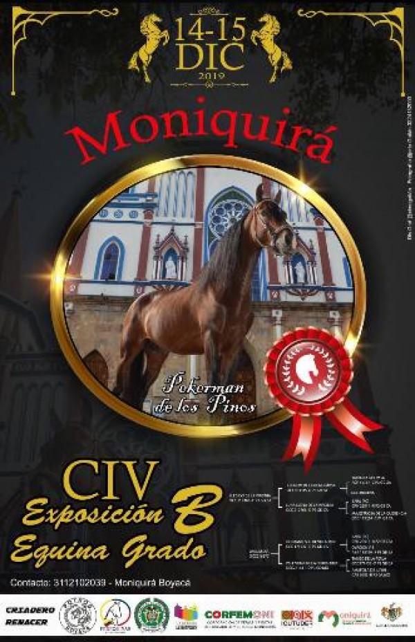 https://suscaballos.com/TRANSMISIÓN CIV Exposición Equina Grado B Moniquirá - Boyacá, 14 y 15 Diciembre