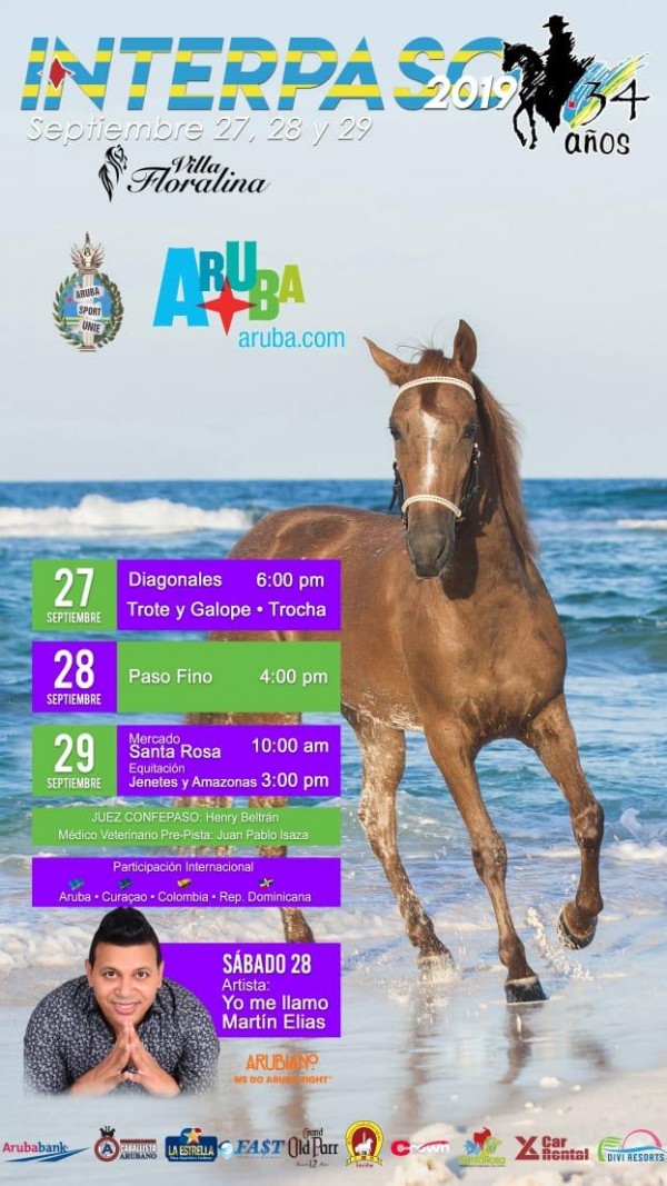 https://suscaballos.com/No Te Pierdas El Cubrimiento de Interpaso Aruba Del 27 al 29 de Septiembre